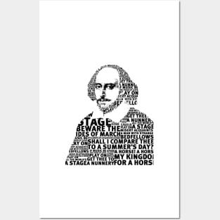 SHAKESPEARE TEXT ART Posters and Art